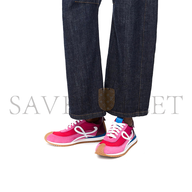 L0ew* flow runner 2.0 in nylon and suede llsr282x13-4864